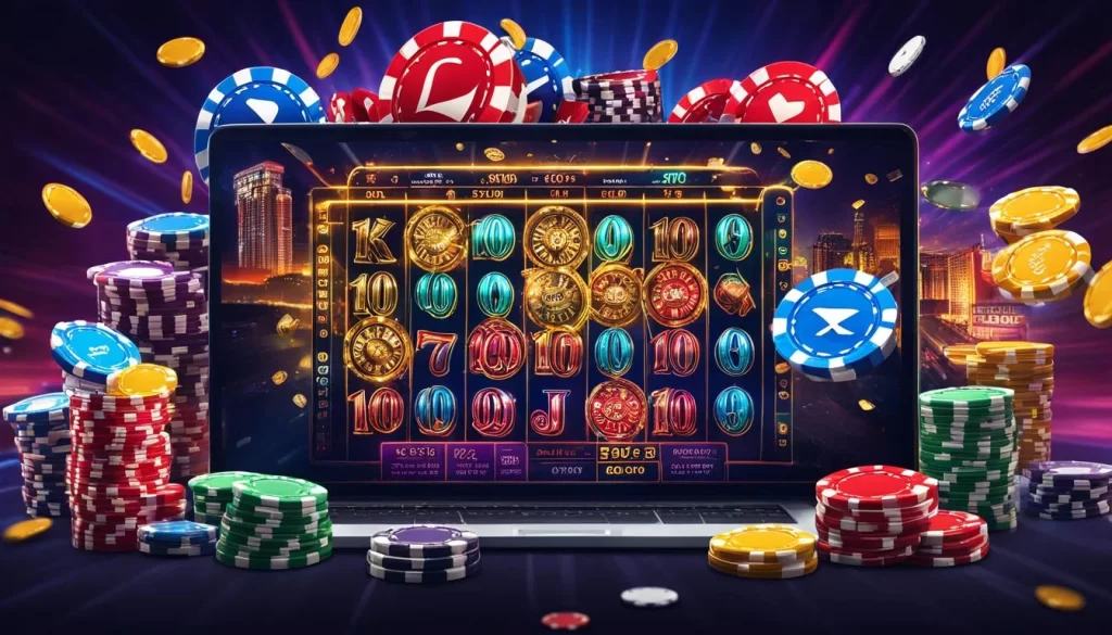 Biểu tượng hộp quà và tiền thưởng chào mừng